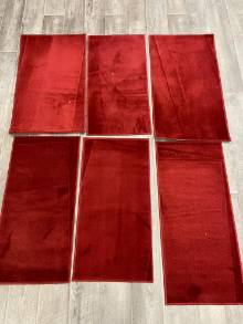 Комплект №1031,бордовый, 6 штук (0,6 на 1 метр)