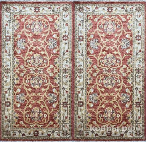 ковер ручной работы Шелковый Афганский ковер ручной работы Сhoubi (Чуби) 1.43x0.72 — фото 2