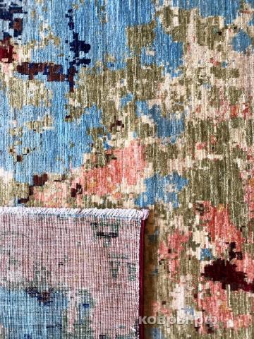 ковер ручной работы Шелковый Афганский ковер ручной работы Modern (Модерн) 3.07x2.36 — фото 3