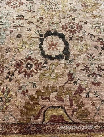 ковер ручной работы Шелковый Афганский ковер ручной работы Сhoubi (Чуби файн) 3.41x2.76 — фото 3