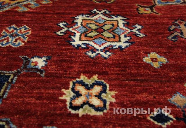 ковер ручной работы Шерстяной Афганский ковер ручной работы Kazakh (Казах) 2.89x2.96 — фото 2