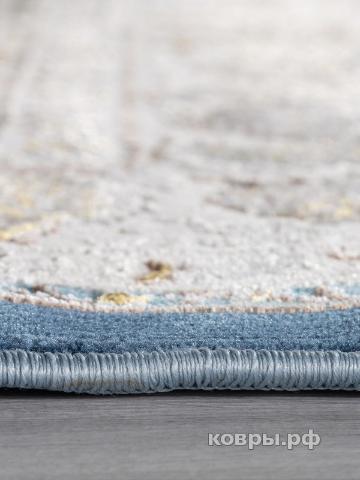 ковер Ковер ARDA ZARINA A050B D.BLUE SHIRINK / CREAM — фото 5