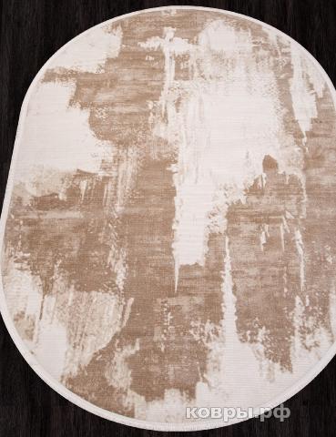 ковер KARMEN HALI LISSABON SI044B BROWN / BROWN Овал — фото 2