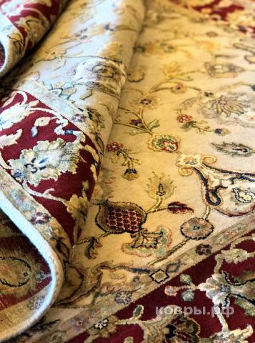 ковер ручной работы Индийский ковер ручной работы из шелка и шерсти Agra (Агра)  1.83x1.24 — фото 3