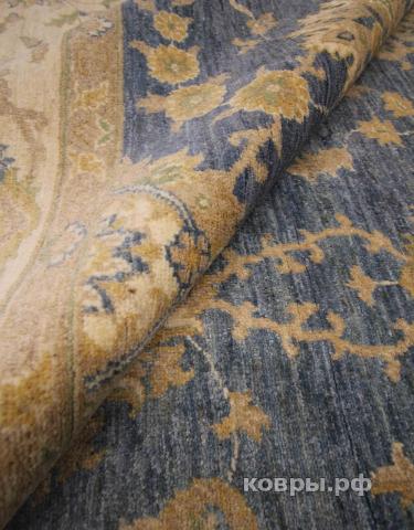 ковер ручной работы Шелковый Афганский ковер ручной работы Сhoubi (Чуби) 3.55x2.76 — фото 6