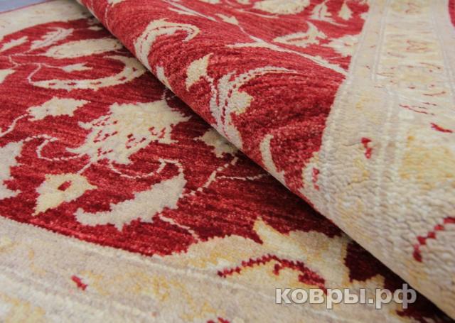 ковер ручной работы Шерстяной Афганский ковер ручной работы Сhoubi (Чуби) 1.87x1.25 — фото 4