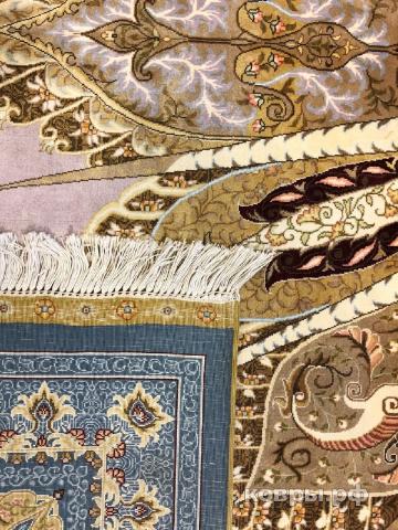 ковер ручной работы Шелковый Китайский ковер ручной работы Hereke (Хереке) 3.65x2.59 — фото 4