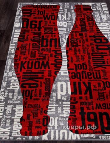 ковер MERINOS RIO C081 gray-red — фото 2