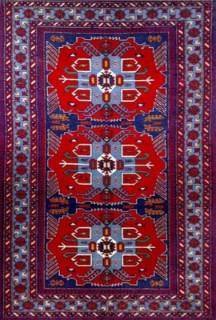 Кавказский ковер ручной работы Чира 1.26x2.09