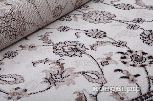 ковер Merinos Valencia Deluxe d251 cream-brown овал — фото 5