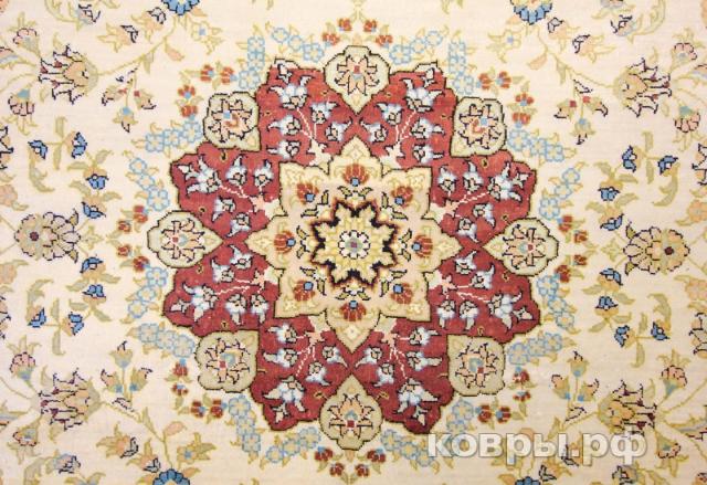 ковер ручной работы Шелковый Китайский ковер ручной работы 1.91x0.78 — фото 2