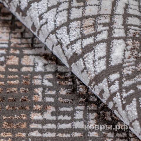 ковер Турция Luna 05347A ANTRASITC / BROWN — фото 4