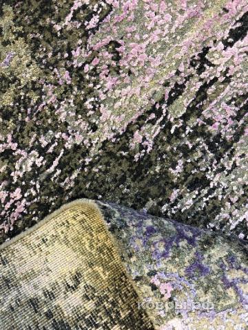 ковер ручной работы Индийский ковер ручной работы из шелка и шерсти 3.11x2.43 — фото 2