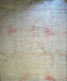 Индийский ковер ручной работы из шелка и шерсти 5.88x4.82