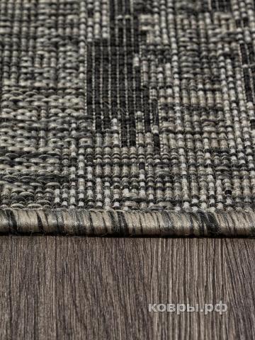 ковер Ковер Современный MERINOS KAIR S143 BLACK-GRAY — фото 4