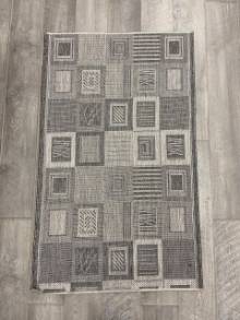 Коврик № 1129,серый,размер 0,88 на 1,43 метра