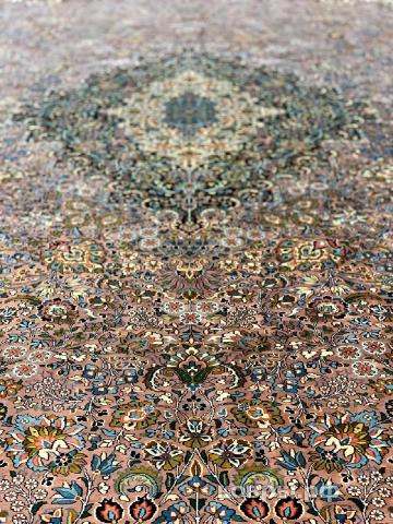 ковер ручной работы Шелковый Индийский ковер ручной работы Kashmir (Кашмир) 5.68x3.63 — фото 5