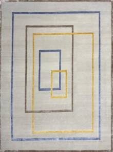 Индийский ковер ручной работы из шелка и шерсти Modern (Модерн) 3.53x2.55