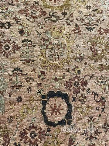 ковер ручной работы Шелковый Афганский ковер ручной работы Сhoubi (Чуби файн) 3.41x2.76 — фото 4