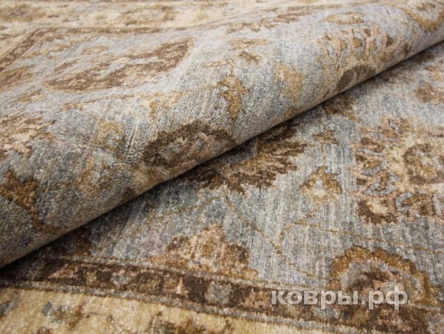 ковер ручной работы Афганский ковер ручной работы из шелка и шерсти Сhoubi Ziegler (Чуби зиглер) 2.13x1.38 — фото 3