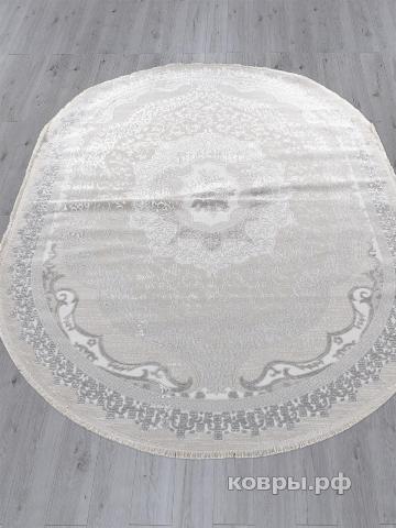 ковер Ковер ARDA EFSAN Q010A CREAM SHRINK / GREY FDY Овал — фото 2