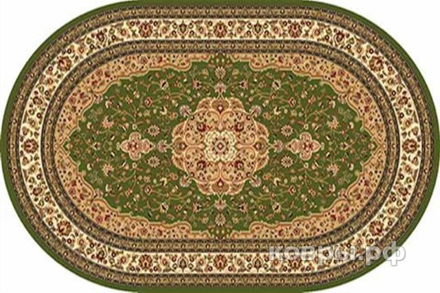 ковер Merinos Valencia D402 GREEN Овал