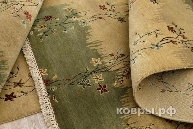 ковер ручной работы Индийский ковер ручной работы Агра 0.93x1.63м — фото 6