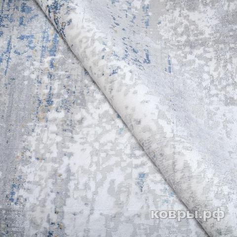 ковер Karmen hali Lite B650B CREAM / D_BLUE — фото 2