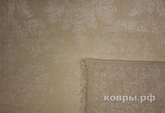 ковер ручной работы Индийский ковер ручной работы из шелка и шерсти 3.08x1.99 — фото 4