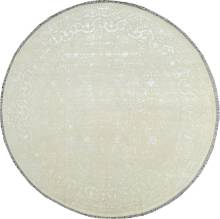 Круглый ковер ручной работы из шелка и шерсти 3.93x3.93 Круглый ковер ручной работы из шелка и шерсти 3.93x3.93