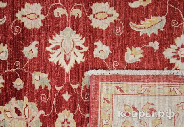 ковер ручной работы Шерстяной Афганский ковер ручной работы Сhoubi Ziegler (Чуби зиглер) 2.52x2 — фото 4