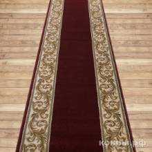 Бордовая ковровая дорожка Дорожка Супер Акварель 20646 22133, 1.4 м
