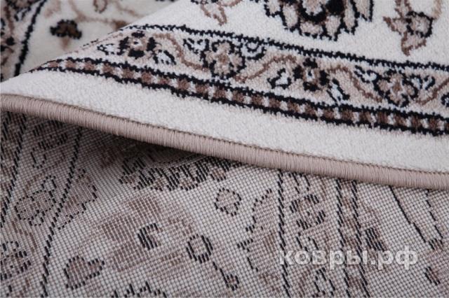 ковер Merinos Valencia Deluxe d251 cream-brown овал — фото 6