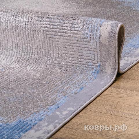 ковер OZKAPLAN Kalahari W9738 L.GREY / L.BLUE — фото 3