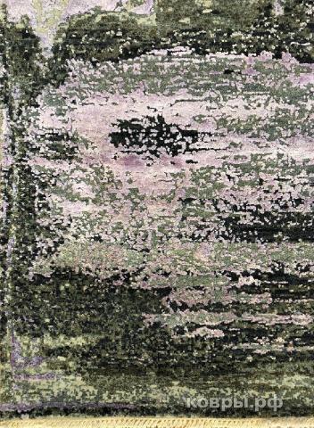 ковер ручной работы Индийский ковер ручной работы из шелка и шерсти 3.11x2.43 — фото 3