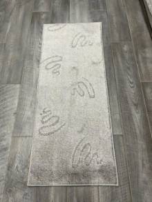 Коврик № 1086,бежево-серый,размер 0,57 на 1,4 метра