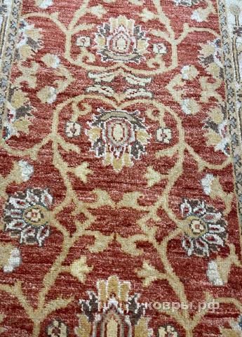 ковер ручной работы Шелковый Афганский ковер ручной работы Сhoubi (Чуби) 1.43x0.72 — фото 4