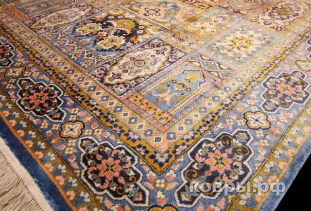 ковер ручной работы Шелковый Китайский ковер ручной работы 300 lines (300 линий) 1.85x1.2 — фото 2