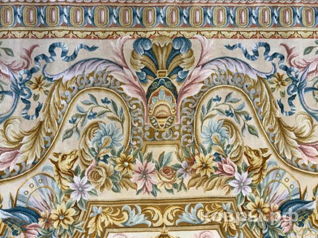 ковер ручной работы Китайский ковер ручной работы из шелка и шерсти Savonnery (Савоннери) 4.78x3.73 — фото 8