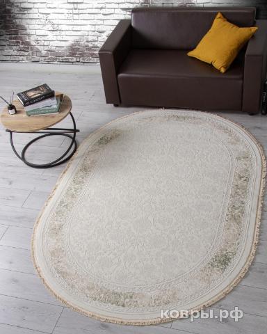 ковер Ковер DURKAR Jasmine 35897Y CREAM / CREAM Овал — фото 3