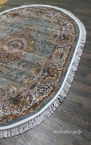 ковер Merinos Shahreza d414 BLUE Овал — фото 2