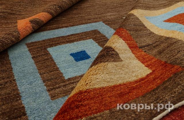 ковер ручной работы Пакистанский ковер ручной работы Чуби модерн 1.65x2.05м — фото 9