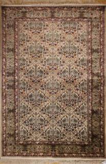 Шелковый Китайский ковер ручной работы 1.97x1.26