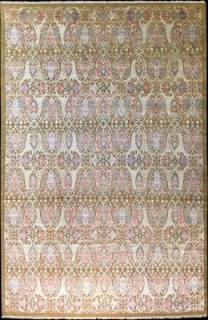 Индийский ковер ручной работы из шелка и шерсти 5.48x3.6