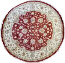 Афганский ковер ручной работы из шелка и шерсти Сhoubi Ziegler (Чуби зиглер) 2x1.96