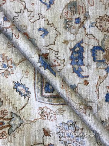 ковер ручной работы Афганский ковер ручной работы из шелка и шерсти Сhoubi Ziegler (Чуби зиглер) 4.11x3.01 — фото 4