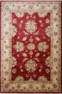 Афганский ковер ручной работы из шелка и шерсти Сhoubi Ziegler (Чуби зиглер) 1.44x1.03