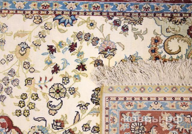 ковер ручной работы Шелковый Китайский ковер ручной работы 1.91x0.78 — фото 3