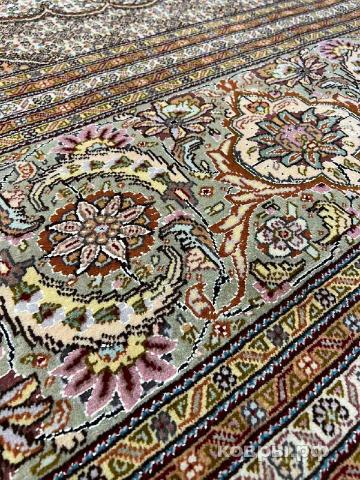 ковер ручной работы Иранский ковер ручной работы из шелка и шерсти Mahi (Махи) 5.95x4.05 — фото 2