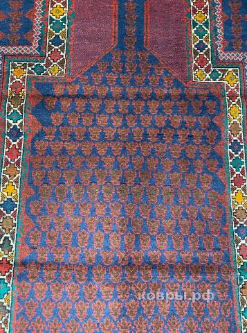 ковер ручной работы Шерстяной Иранский ковер ручной работы Namazlik (Намазлык ) 1.4x0.87 — фото 2